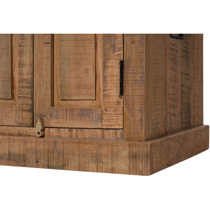 Waschbeckenunterschrank Akazie 60x43x66 natur versiegelt NATURE OF SPIRIT #301 – Bild 5