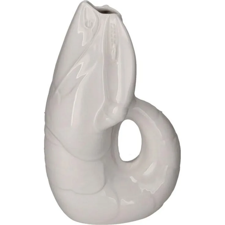 Gift Company Madame Crevette Hummer Vase XS weiss