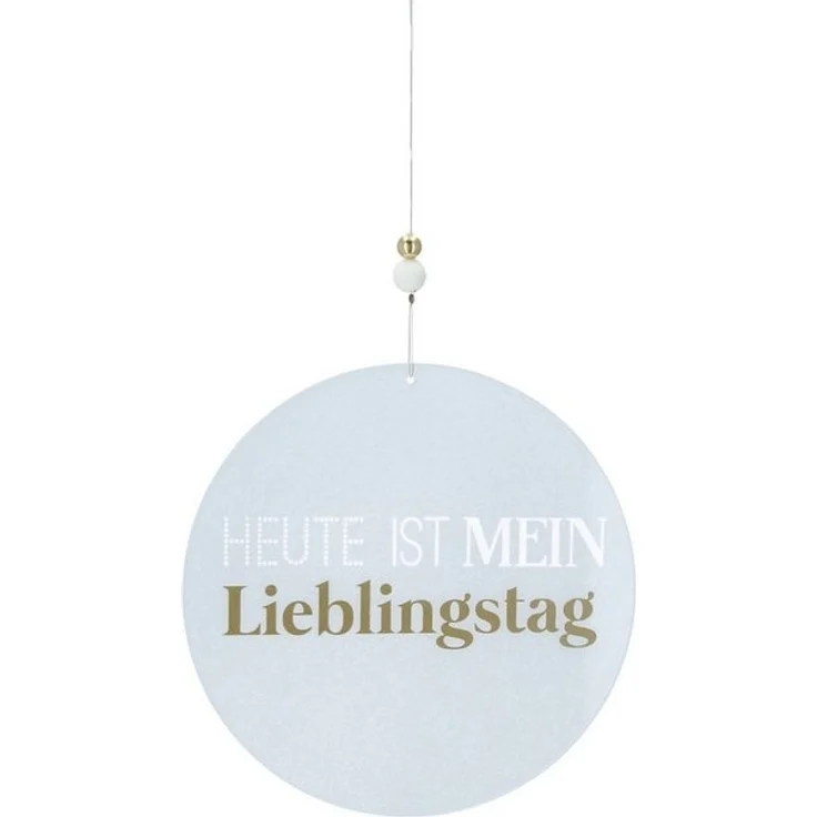 Räder Wanddekoobjekt räder Zuhause Glaspoesie Dekoanhänger Lieblingstag (1 St) – Bild 2