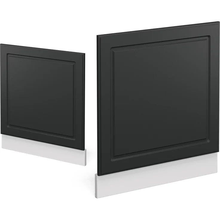 Frontblende R-Line Anthrazit Landhaus 60 cm ohne Arbeitsplatte Vicco – Bild 3