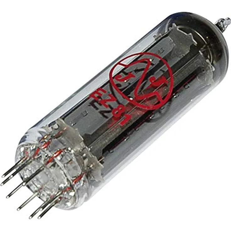 No Name EZ 81 = 6 CA 4 Elektronenröhre Dualgleichrichter, 250 V 160 mA, Noval Sockel, 1 Stück