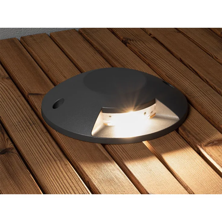 KONSTSMIDE No. 7880-370 Outdoor Bodeneinbaustrahler LED 5W anthrazit 1-Weg