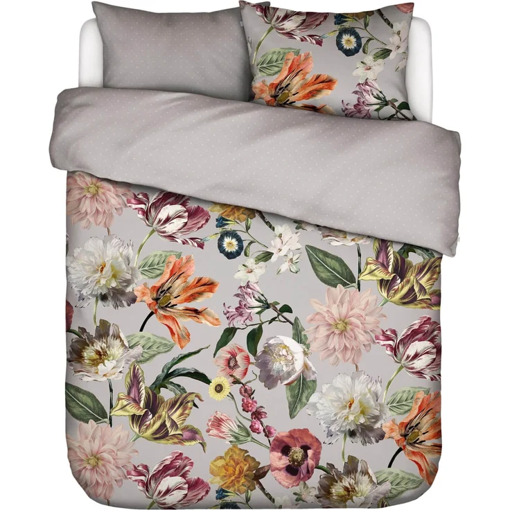 Essenza Bettwäsche Filou Grey Satin 200 x 200 + 2x 80 x 80 cm – Bild 4