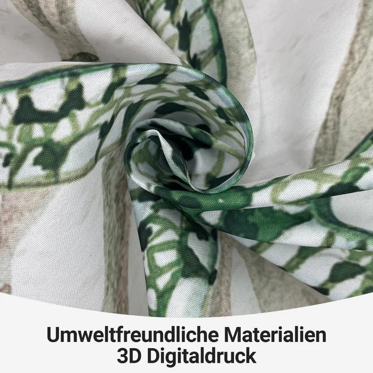 Duschvorhang 240x200cm Meeresschildkröte Antischimmel Textil Ösen Badewanne – Bild 4
