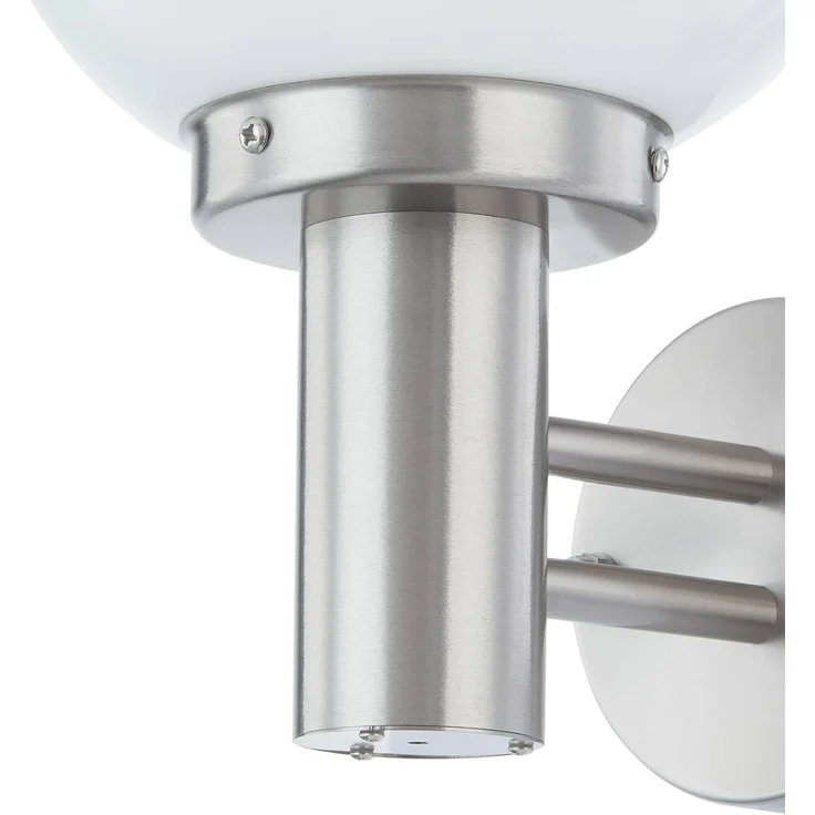 Lindby Außen-Wandleuchte Nada, Edelstahl Alu IP44, 1 x 60 W – Bild 8