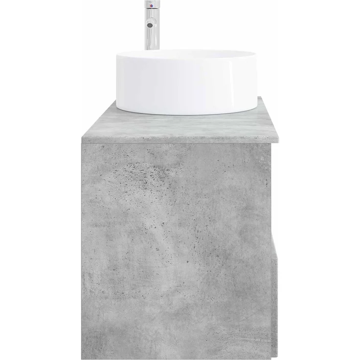 vidaXL Badezimmerschrank-Set 2 stk. Betongrau 79,5 x 44,5 x 80 cm 3404107 – Bild 5