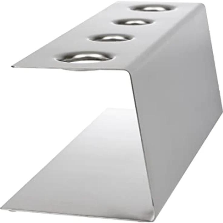Halter 9 5x27 5x9 cm 4 Löcher Edelstahl für Eiswaffelgeräte Stk. – Bild 3