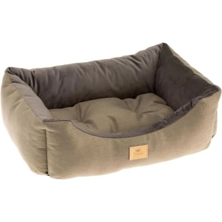 Ferplast Hunde- und Katzenbett Chester 80 Braun 436627