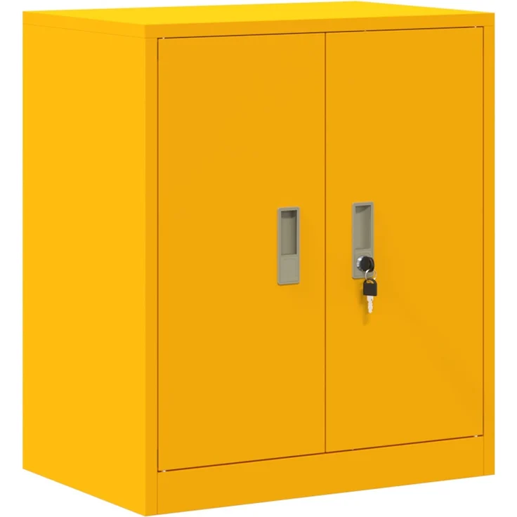 vidaXL Aufbewahrungsschrank 2 stk. Senfgelb 60 x 40 x 210 cm Stahl 3438762 – Bild 5