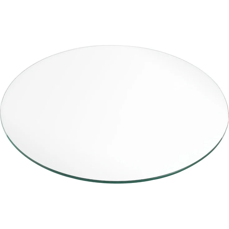 Glasplatte TERRY 80cm Rund Gehärtetes Glas Scheibe Kaminplatte Bodenplatte – Bild 5