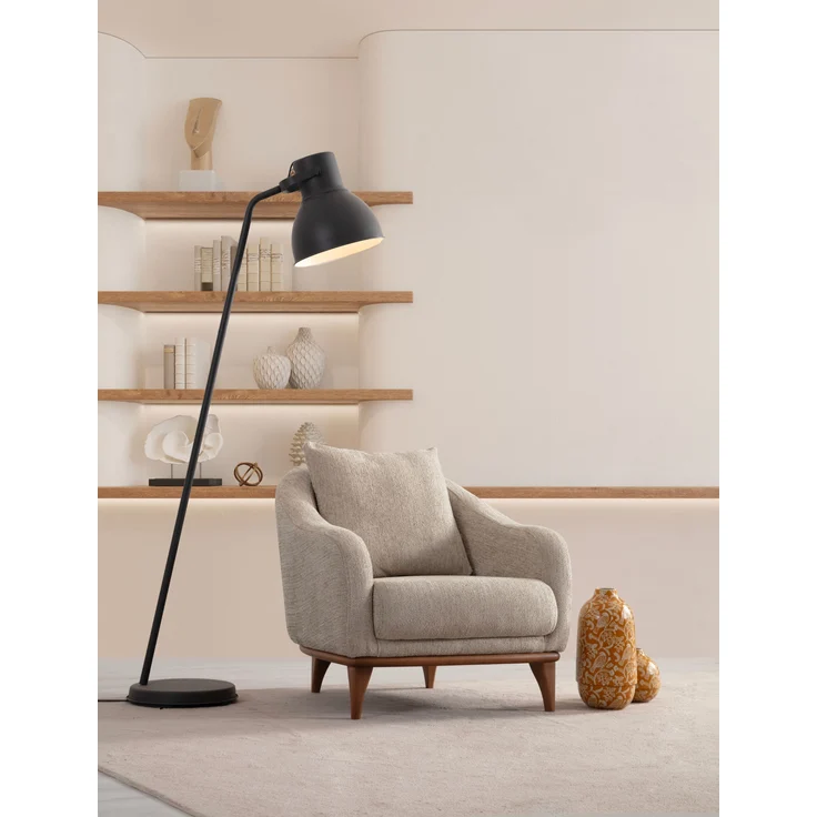 Sitzgruppe/Sofa Set - Wohnzimmergarnitur "Calathea" 3+2+1 + Hocker-Beige – Bild 14