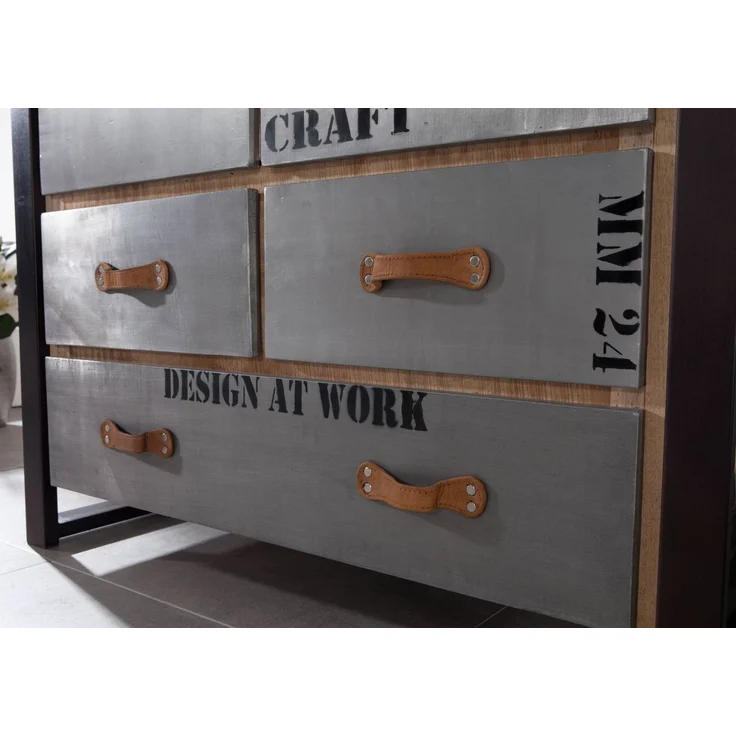 Schrank Mango 100x50x190 natur bedruckt FACTORY #137 – Bild 5