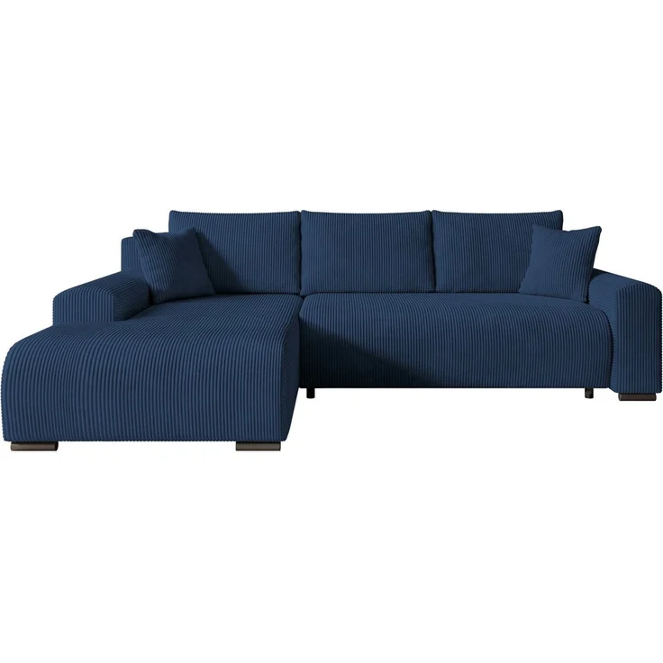 storez24 Ecksofa Soffe, mit Bettkasten und Schlaffunktion, Cordstoff, L-Form, bequem – Bild 2