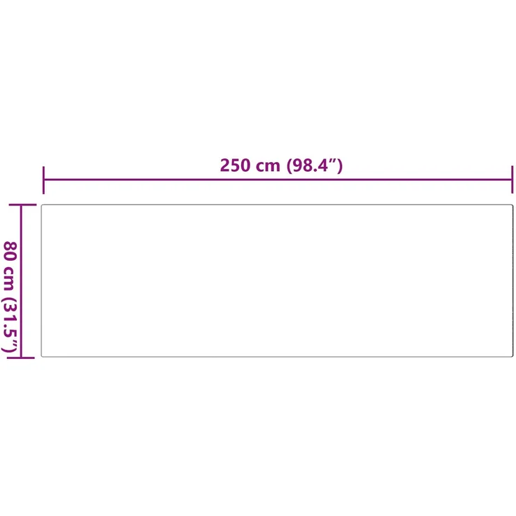 vidaXL Rutschfester Kunstfellteppich Olite Rosa 80 x 250 cm Polyester 42021700 – Bild 9