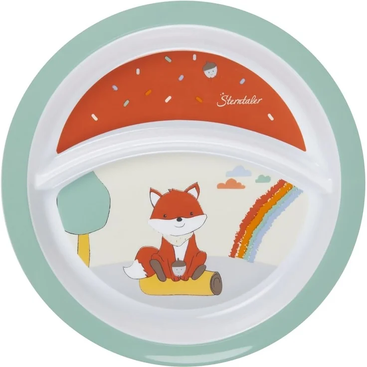 Sterntaler® Kindergeschirr-Set Fuchs Filou, rund (5-tlg), Polypropylen – Bild 5