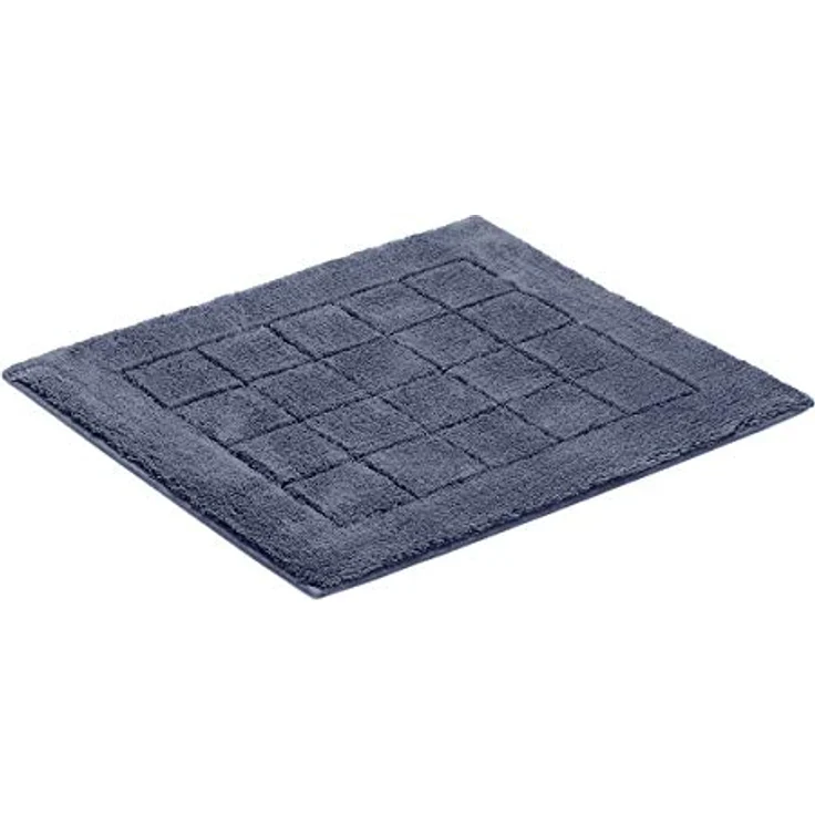 Vossen Badteppich Exclusive 7660, hochfloriger Badematte aus 100% Baumwolle, rutschfest, schwarz, fußbodenheizungsgeeignet – Bild 1