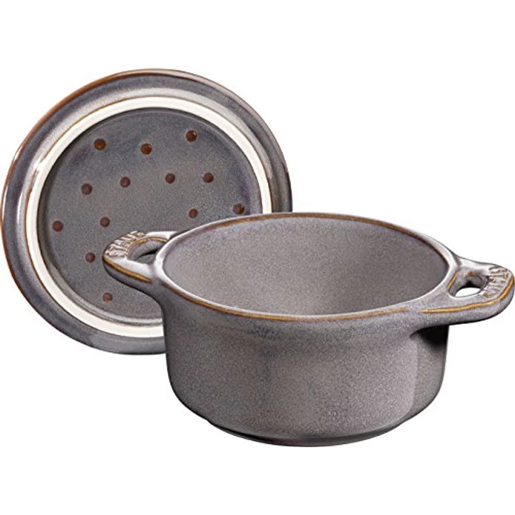 Staub Staub Mini-Cocotte rund 200 ml antikgrau 405119980 – Bild 4
