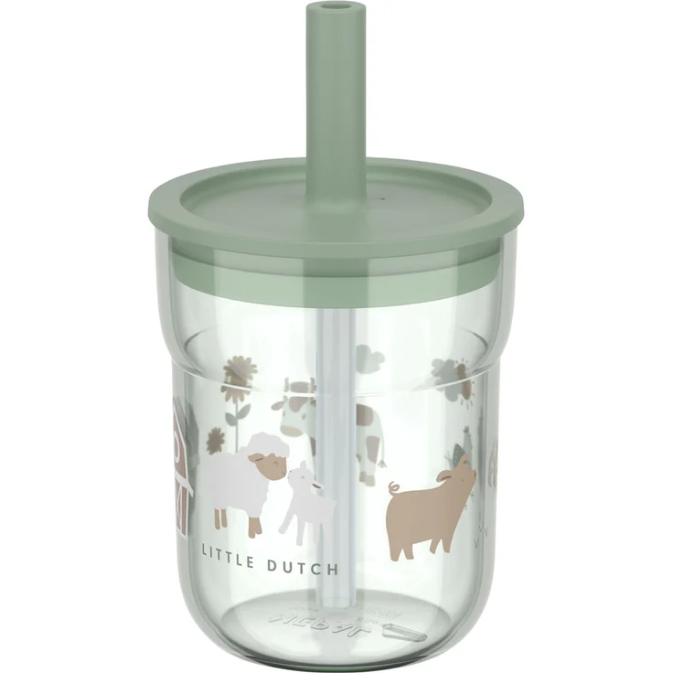 Mepal X Little Dutch Little Farm Kinderglas mit St