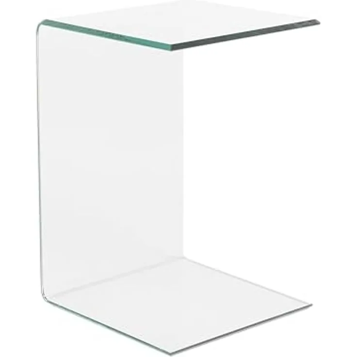 Beistelltisch LOURDES Glas Transparent