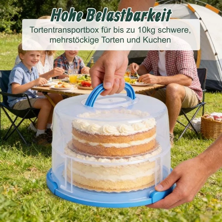 Relaxdays Höhenverstellbare Tortenglocke – Bild 3