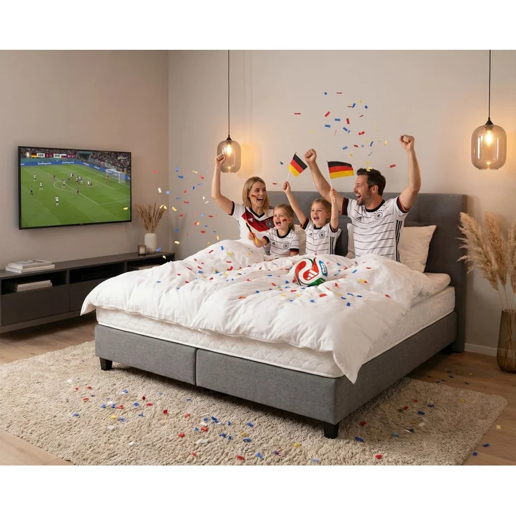OTTO home Microfaserbettdecke Clarra 100% Polyester, Bettdecke 135x200 cm, 155x220, Füllung: Polyester, Bezug: Polyester, Bettdecken in grün & grau, Sommer, Winter, 4 Jahreszeiten, Decke – Bild 4