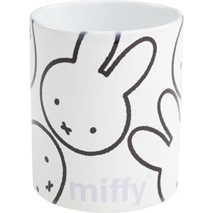 United Labels® Tasse Miffy Tasse Hase Allover Kaffeetasse Becher Kaffeebecher 320 ml, Keramik – Bild 3