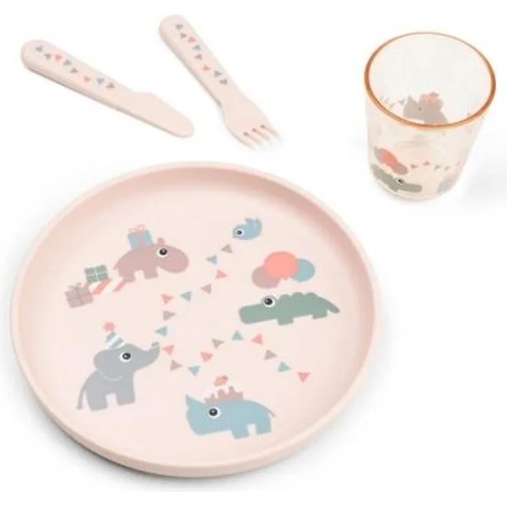 Done By Deer Celebration Foodie Dinnerset - Powder