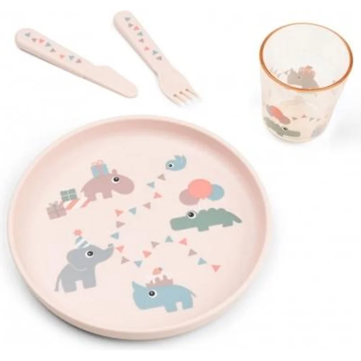 Done By Deer Celebration Foodie Dinnerset - Powder