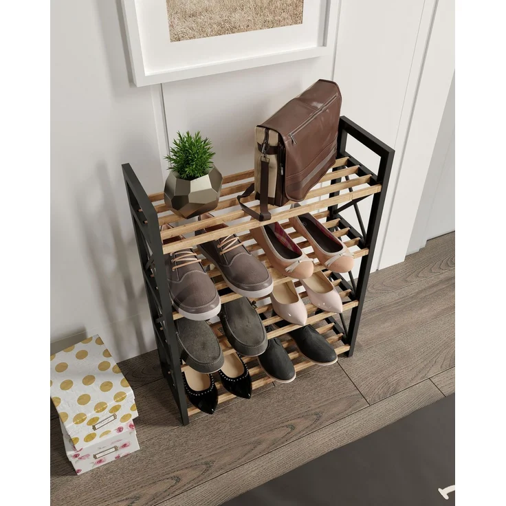 Skye Decor 'Plastic Bathroom 4' Mehrzweckregal, Schwarz, 46 x 64 x 18 cm – Bild 6