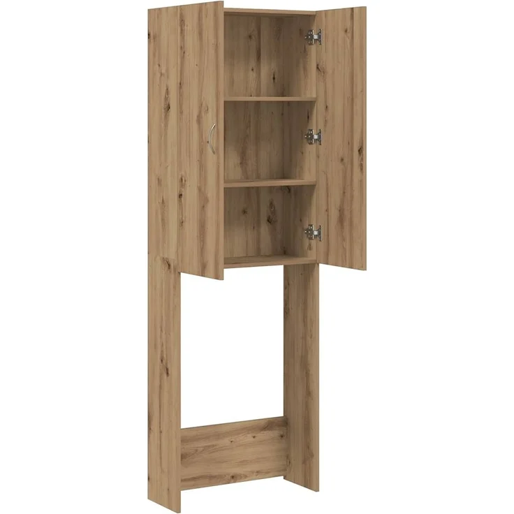 vidaXL Waschmaschinenschrank Artisan-Eiche 64x25,5x190 cm 856647 – Bild 6