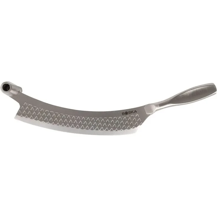 Boska Holländisches Käsemesser Monaco+ Nr 8, Käseschneider, Hartkäsemesser, Edelstahl, Silbern, 307106