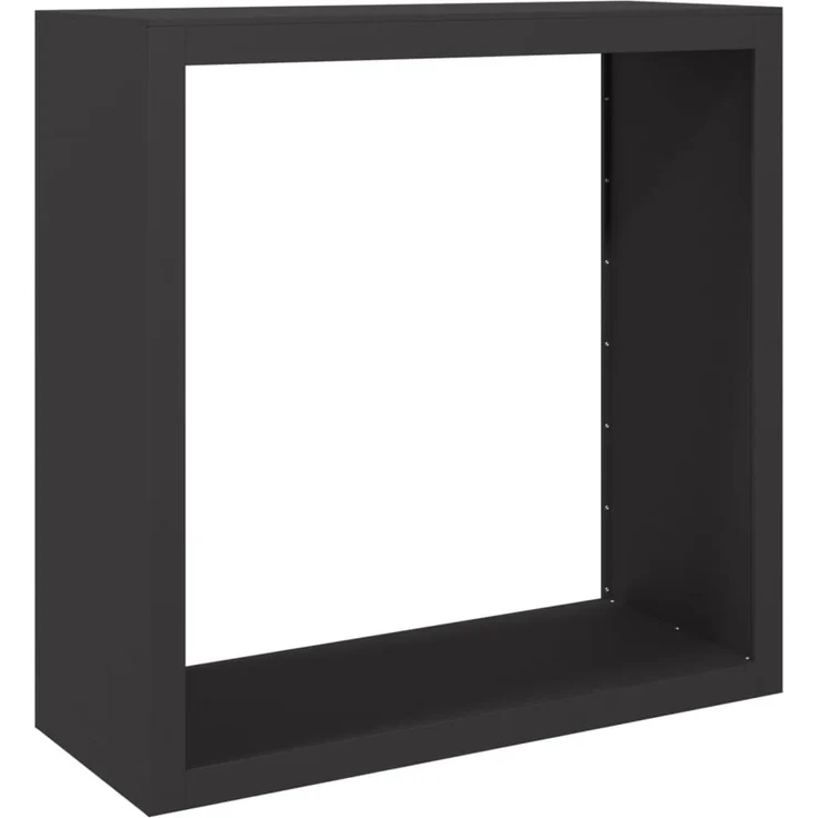 vidaXL Brennholzregal Schwarz 100x40x100 cm Stahl 850968 – Bild 6