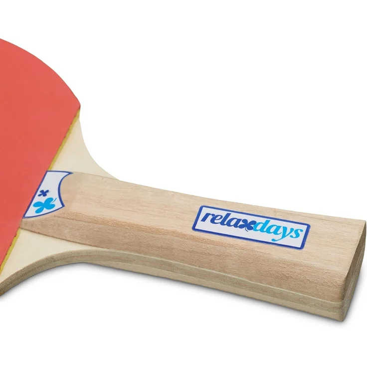 Relaxdays '2 Sterne' Tischtennis-Set, 1 Stück, Kunststoff / Holz blau – Bild 7