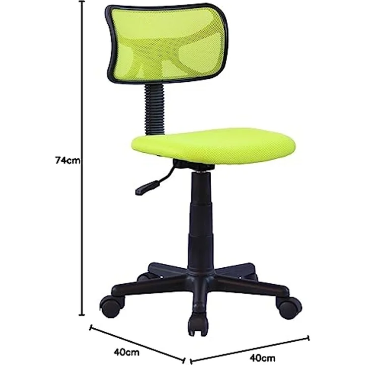 IDIMEX Drehstuhl MILAN, Kinderdrehstuhl Schreibtischstuhl Kinder Bürostuhl drehbar – Bild 2