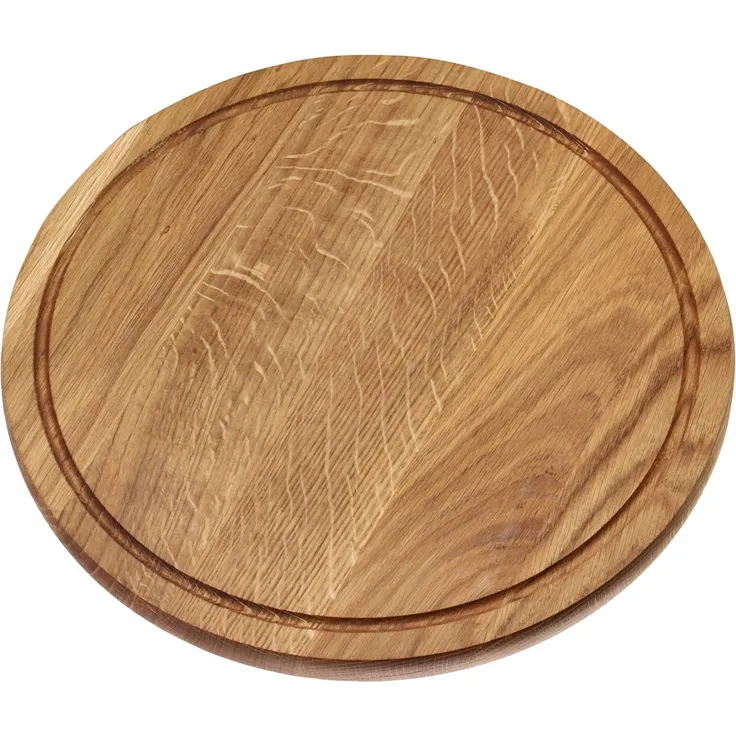 KADAX Servierbrett aus Eichenholz, 35 cm