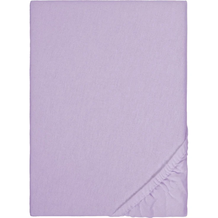 biberna Feinbiber-Spannbetttuch 0002744, viola, 1x 140x200 cm - 160x200 cm – Bild 5