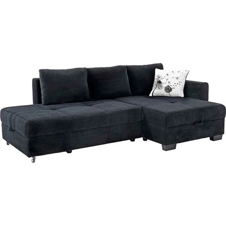 Jockenhöfer Gruppe Ecksofa Fantasy L-Form, B: 247 cm, Dreh-Schwenk-Ottomane, mit Bettfunktion, Bettkasten & Zierkissen, wandelbar zum Big-Sofa – Bild 4