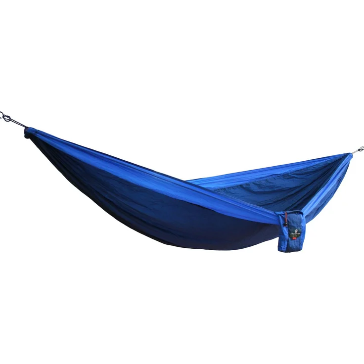 MacaMex Hängematte Camper Travelset Single, Hellblau/Blau – Bild 1