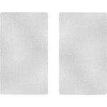 Michelino 2-tlg. Kochfeld-Abdeckplatte 52x30cm Glas-Geriffelt 47111