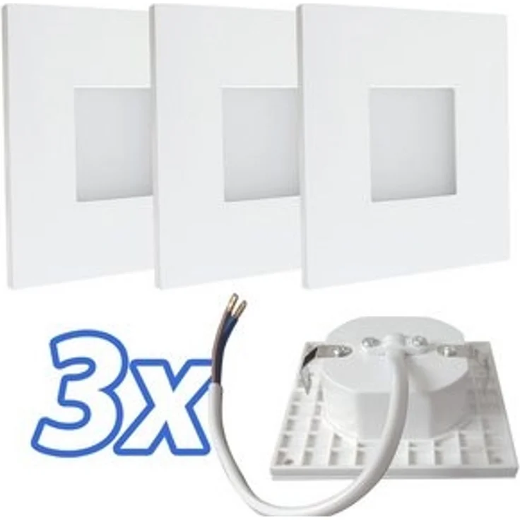 Maxkomfort LED Wandstrahler 6103, LED fest integriert, Warmweiß, 3000K, Treppenbeleuchtung – Bild 6