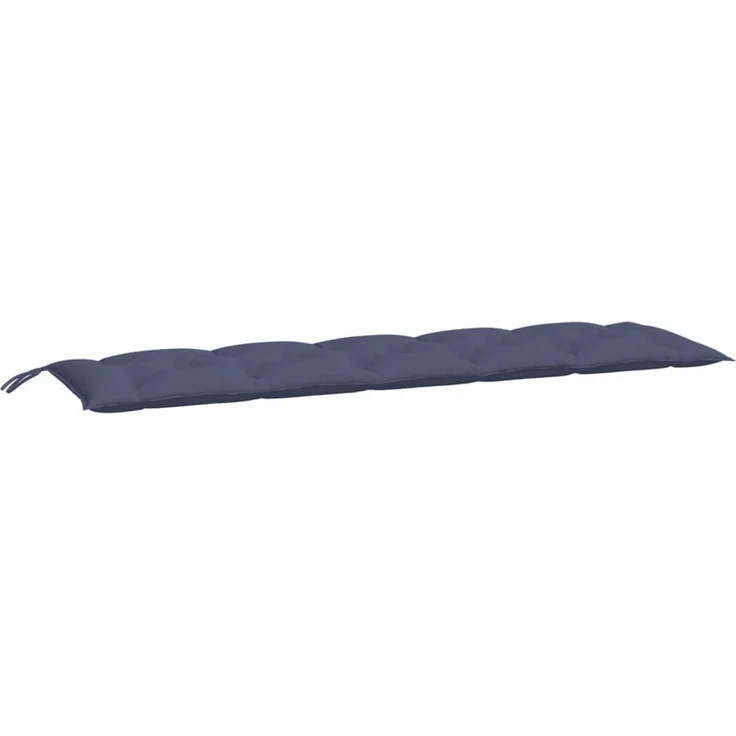 vidaXL Gartenbank-Auflagen 2 Stk. Marineblau 180x50x7 cm Oxford-Gewebe 379106 – Bild 3