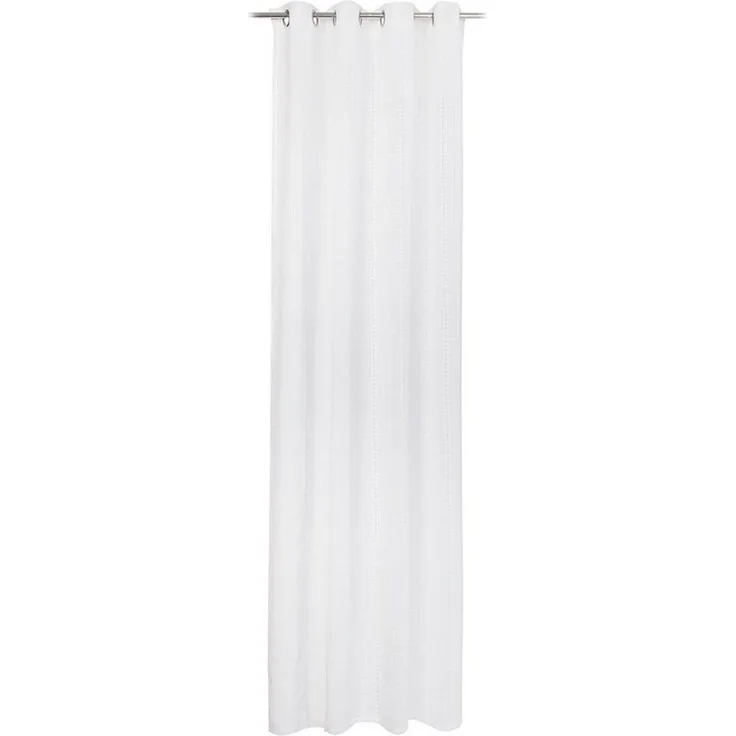 Gözze 'MERIT' Ösenvorhang, 100% Polyester weiß, 140x245 cm