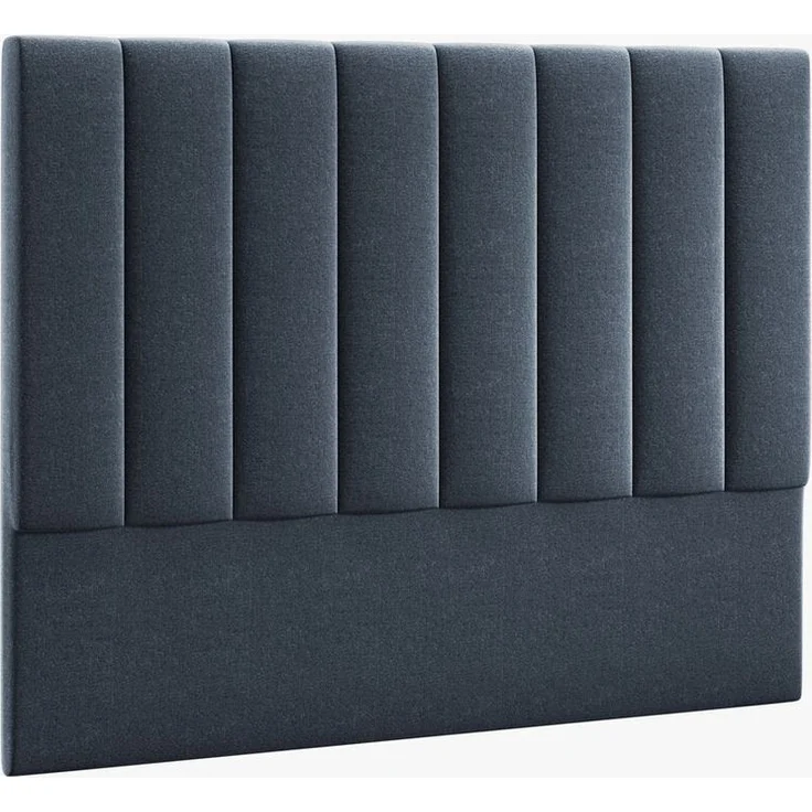 Micadoni Marl Polster-Kopfteil Chenille Eden Marineblau 160x120 – Bild 4