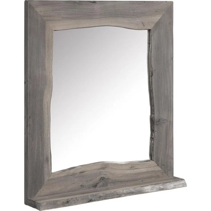 Badspiegel Akazie 70x12x78 grau lackiert PURE ACACIA #603 – Bild 1