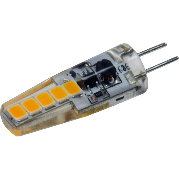 LED Stiftsockellampe G4 "Silikon W2"3000k, 200lm, 300°, 12V/2W, warmweiß – Bild 3