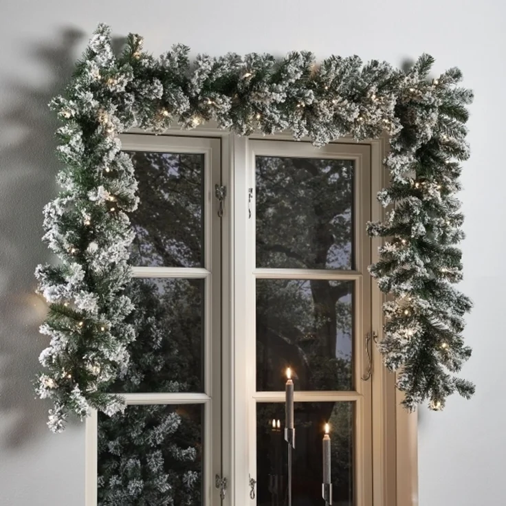 NSH Nordic NORDIC WINTER 780-013 Kunsttannengirlande 270 cm 50 LED Schnee
