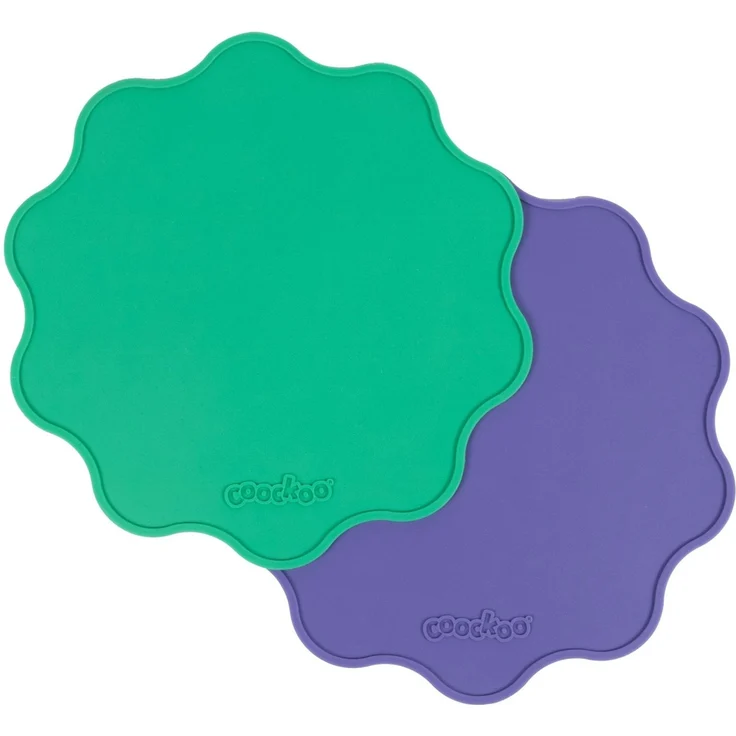 Coockoo Hunde Platzdeckchen Spill the tea rund, 30 x 30 x 0,6 cm – Bild 1