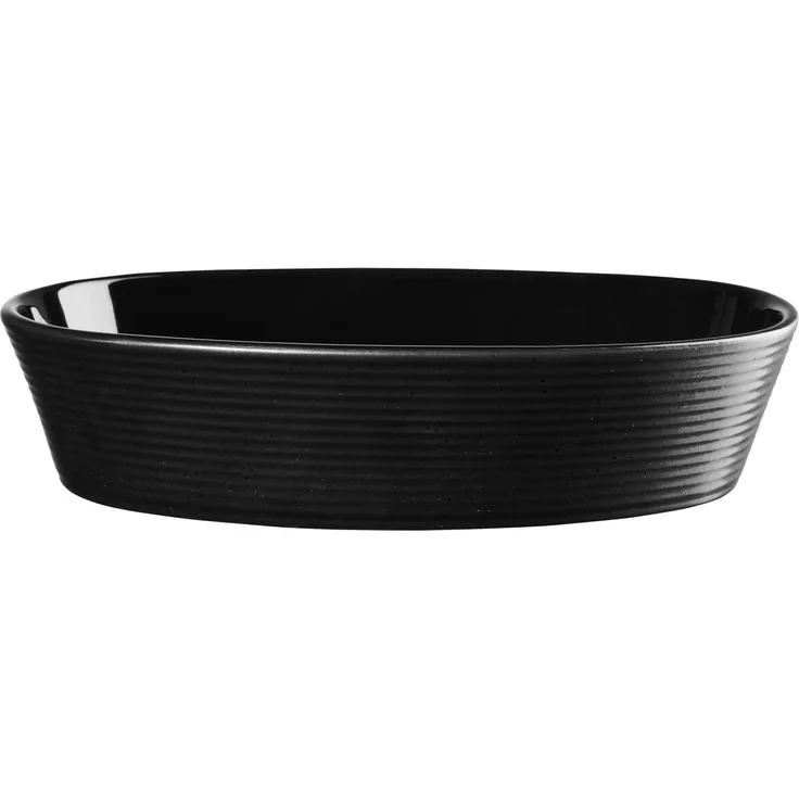 ASA Auflaufform oval, black kitchen'art