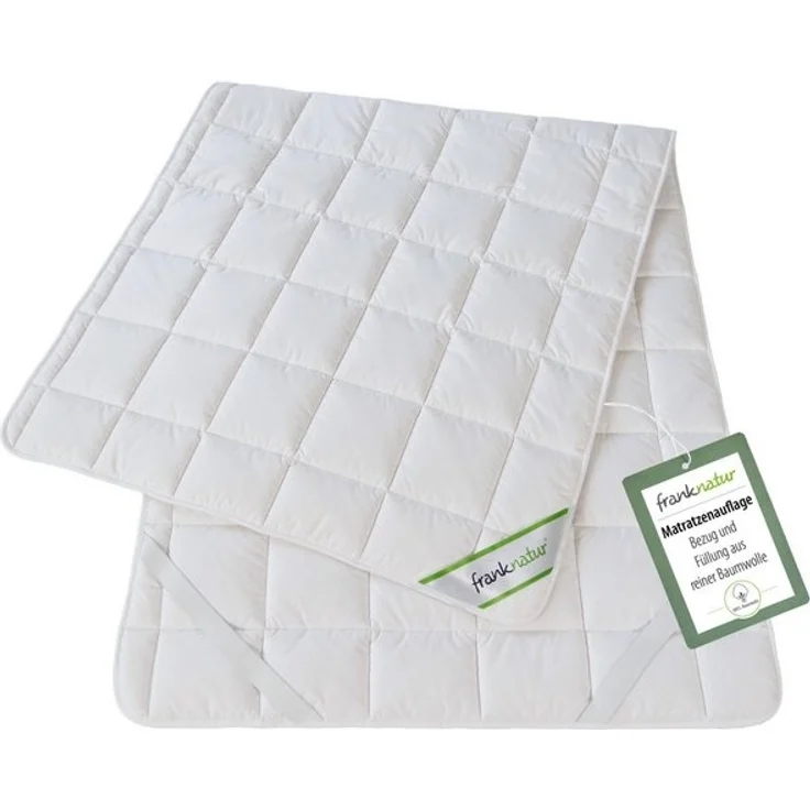 franknatur, Topper Unterbett Baumwolle, Baumwolle, Auflage aus reiner Baumwolle – Bild 4