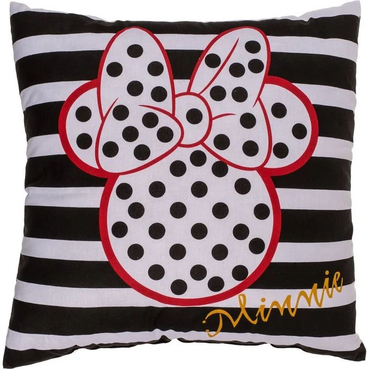 Out of the Blue Dekokissen Deko-Kissen Disney Minnie Maus Mouse 40 x 40 cm, Vorder-/Rückseite unterschiedliches Motiv